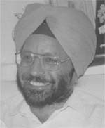 Gurbachan Singh Bhullar, recipient of the Sahitya Akademi Award in Punjabi for 2005