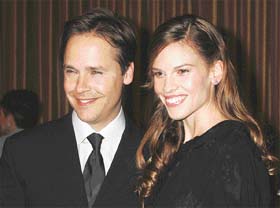 Hilary Swank and Chad Lowe