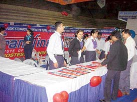 Visitors at the IIM-Indore marketing festival held recently.