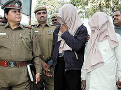 Ram Kumar and Niranjan Mandal, involved in Mayapuri gang rape case, arrested by the Delhi Police in the Capital on Thursday. 