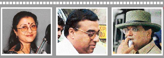 Aparna Sen, Rajkumar Santoshi and Subhash Ghai