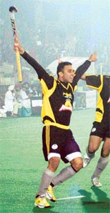 Deepak Thakur is going great guns in the Premier Hockey League