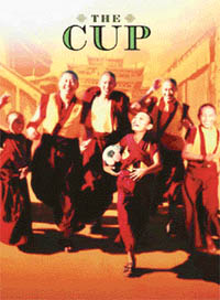A still from the Bhutanese movie The Cup