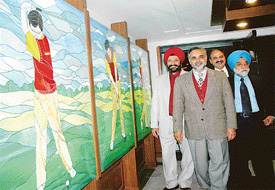 The newly inaugurated block at the Chandigarh Golf Club on Sunday