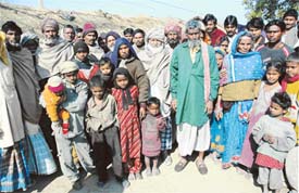 Terrified migrants at Karaurr village in Ludhiana