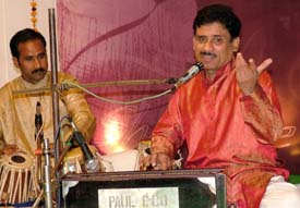 Vinod Sehgal during a programme in Jalandhar