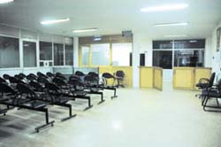 The office of Punjab Technical University in Jalandhar wore a deserted look on Tuesday. 