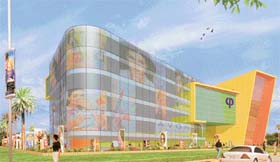 A view of the Cosmo Plaza, proposed shopping mall on the Ambala-Chandigarh highway at Zirakpur