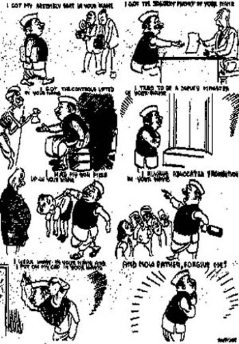 On the first anniversary of Gandhis death, Shankars Weekly devoted a special edition to him. (January 30, 1949)
