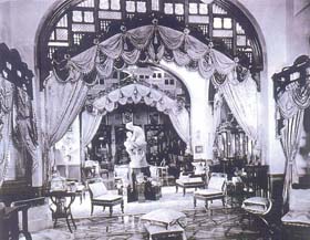 The Nizam's drawing room where he received distinguished visitors in 1888
