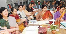 Principals of 58 Kendriya Vidyalayas attend a conference at the Kendriya Vidyalaya, Sector 29, Chandigarh
