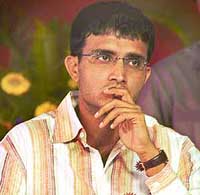 Former Indian captain Sourav Ganguly in a pensive mood during a function in Kolkata on Friday.