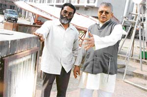 M.M. Mathew with Josey K. Kunnunkal