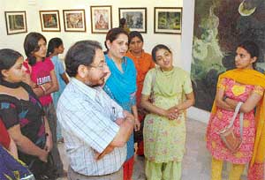 Ravinder Sharma at Art Folio, Sector 9