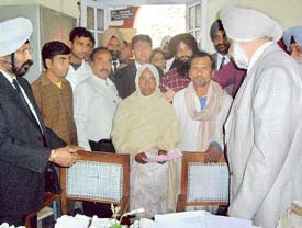 A Lok Adalat in progress in Gurdaspur. These peoples courts have emerged as an answer to the mounting backlog of cases. 