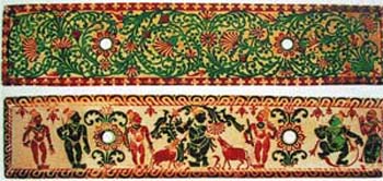 Book covers for a manuscript of the Narayaniyam