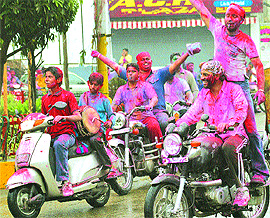Then came the shivers: the mercury plummeting as the showers kept slogging on for an entire day earmarked a year before in the religious calendars for the festival of colours