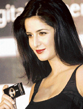 Model-turned-actress Katrina Kaif launches the Kodak Easyshare V570 digital camera in New Delhi on Friday night