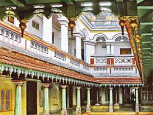 Central courtyard of a mansion