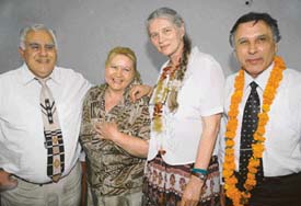 The group from Serbia serach for their roots in the city. Photo: Parvesh Chauhan