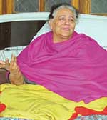 Anu Jethi, a physically handicapped woman, narrates her tale of woes to Ludhiana Tribune. 