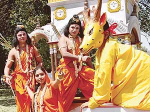 Davinder Kumar Grover gives a makeover to Ramlila.