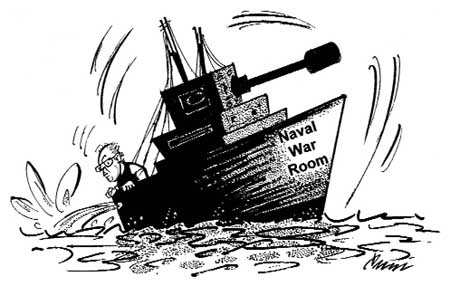 Editorial cartoon by Rajinder Puri