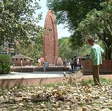 The Jallianwala Bagh Memorial being spruced up for commemorating the sacrifices of freedom fighters.