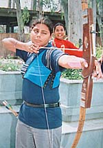 Satbir Kaur  a rower, swimmer and archery player.