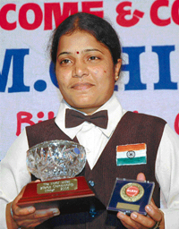 World billiards champion Chitra Magimairaj is keen to win a medal at the Asian Games