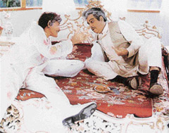 Buddies, Raaj Kumar and Dilip Kumar, turn foes in Saudagar