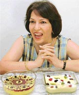 Kandala Nijhowne with her dishes