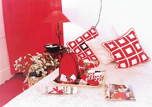 A bright decor for a teenage girls bedroom livens the mood