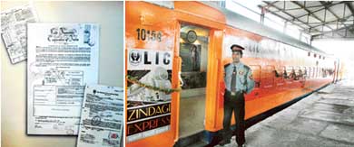 Some more exhibits; and the Zindagi Express which arrived in Ludhiana on Thursday
