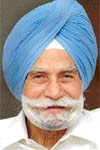 Triple Olympian Balbir Singh Senior, who was adjudged the best Sikh hockey player of all time