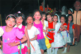 Tiny tots from KV Suranussi celebrate their annual day in Jalandhar. 