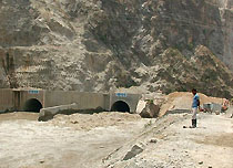 As many as 50 workers were saved while working in tunnel Lav when the water level of the Sutlej rose suddenly on Saturday evening