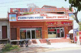 Illegal constructions that have come up along the Gurdaspur-Batala national highway
