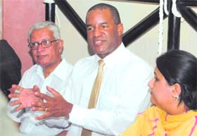 Mr Jerrold Jones, Educational Consultant, Alberta Distance Learning Centre, Canada, addressing media persons