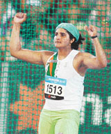 Discus thrower Seema Antil is eyeing the gold medal at the three Asian Grand Prix events to be held later in May