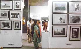 FINE PRINT: Students showcase their prints and graphics at the Government College of Art. 