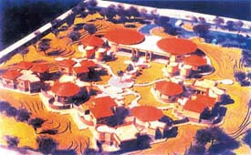 The overall conceptual plan of the archaeological museum and documentation complex