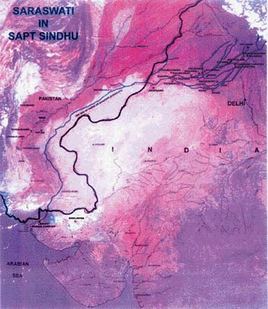 Many sites in the basin of the now-submerged Saraswati