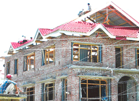 As a result of migration due to security scenario in rural areas across Kashmir, over 10,000 residential houses have come up in different colonies across the municipal limits of the city.