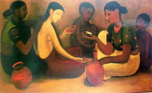 Brides Toilet, Oil on Canvas, 1937