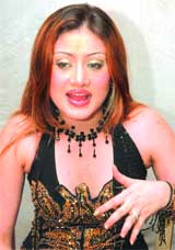 Shefali Zariwala talks to mediapersons in Jalandhar 