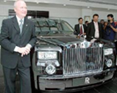 Mr Colin Kelly , Regional Director, Rolls-Royce, Asia Pacific, at the opening of Indias first Rolls-Royce showroom in Mumbai