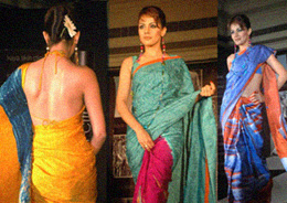 Models walk the ramp during an event organised by Kaya Skin Clinic in Jalandhar on Wednesday. 