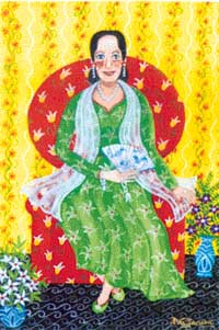 QUALITY TIME: Painting by Naina Kanodia