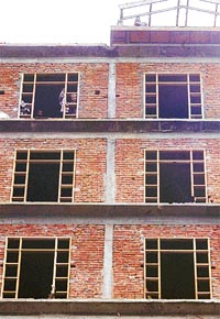 A survey conducted by the Town and Country Planning Department has revealed that 30 to 40 per cent of built floor space lies vacant as there are no takers as supply exceeds demand
